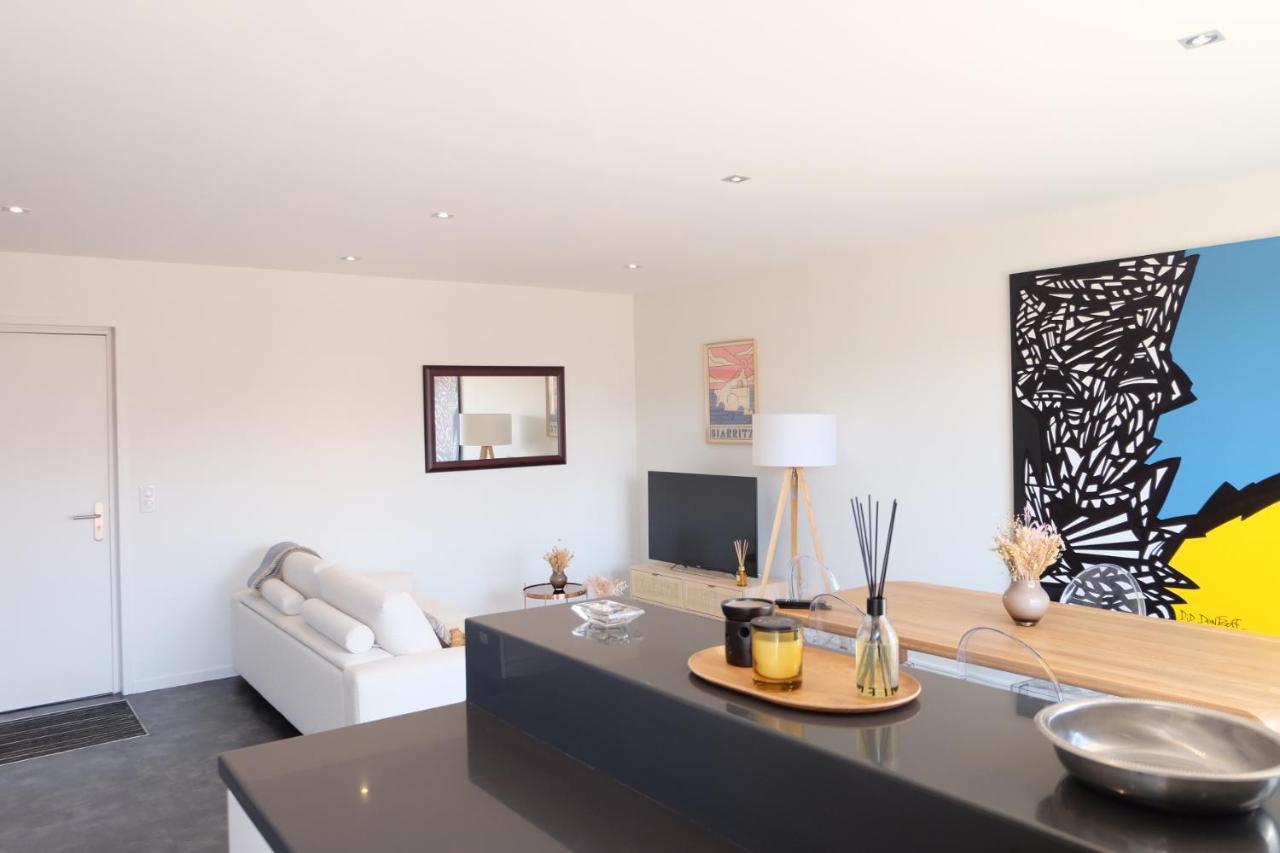 Magnifique Appartement, En Hyper Centre, Avec Terrasse Et Place De Parking Biarritz Luaran gambar