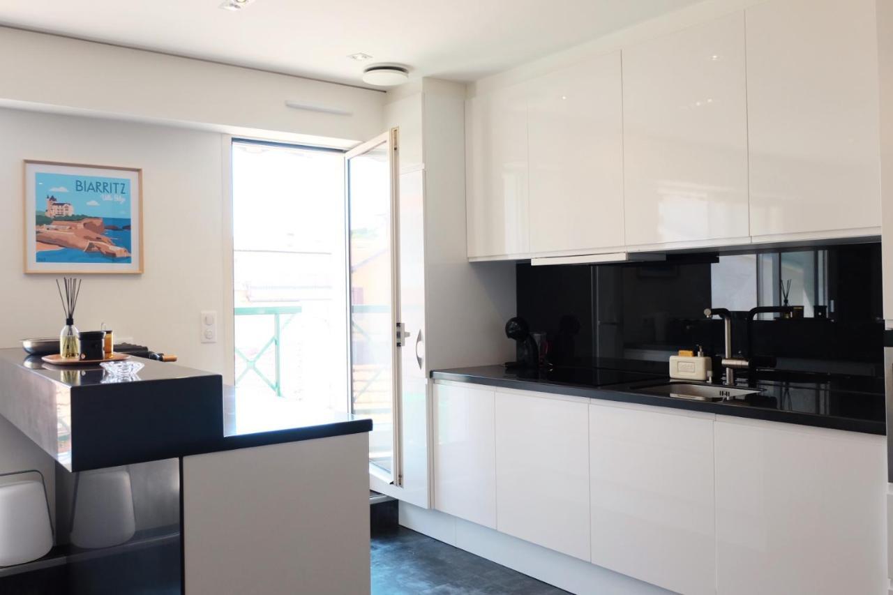 Magnifique Appartement, En Hyper Centre, Avec Terrasse Et Place De Parking Biarritz Luaran gambar