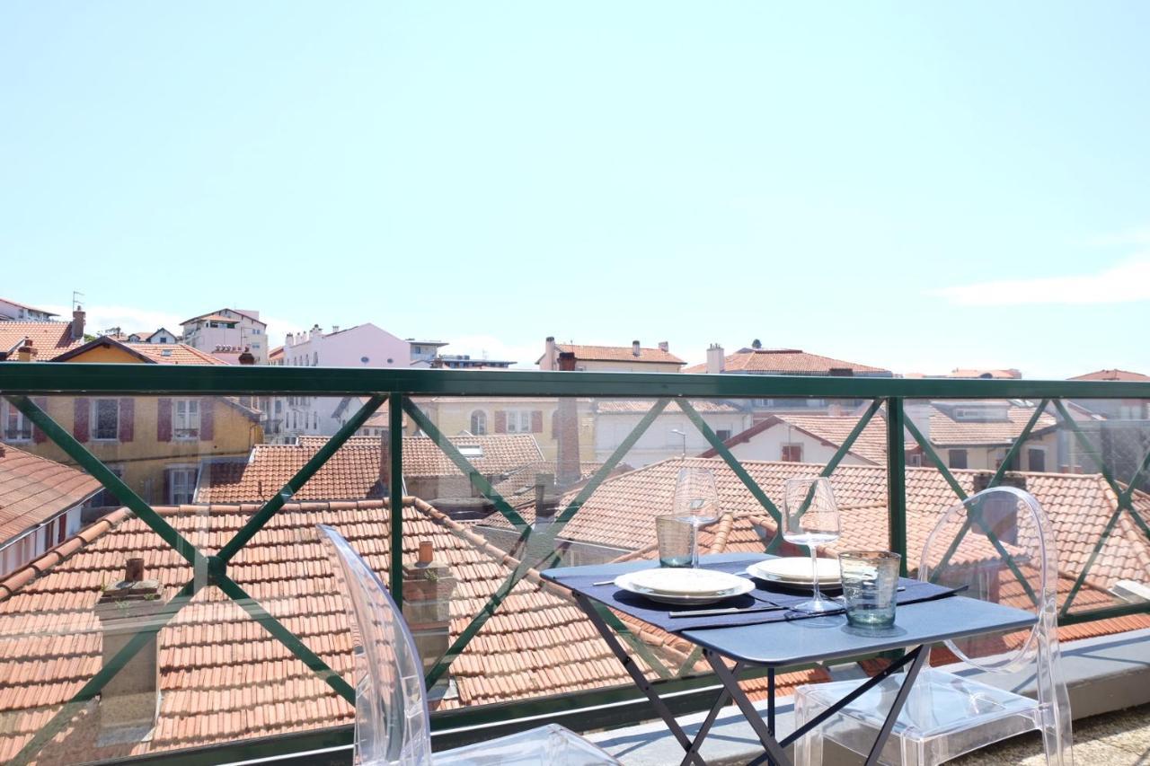 Magnifique Appartement, En Hyper Centre, Avec Terrasse Et Place De Parking Biarritz Luaran gambar